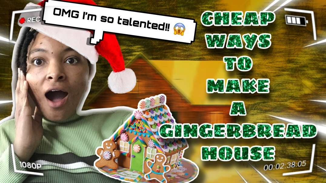 ⁣Gingerbread House