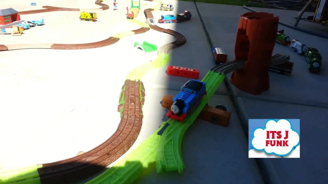 WATCH!Thomas The Tank Engine FALLS and Does A Front Flip Lands PERFECTLY!