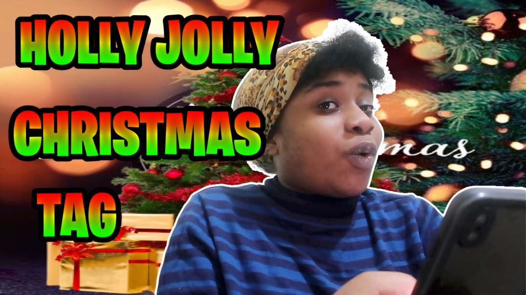 HOLLY JOLLY CHRISTMAS TAG