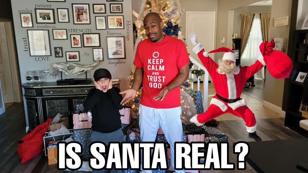 ⁣My Kid neighbor ask me if Santa is real