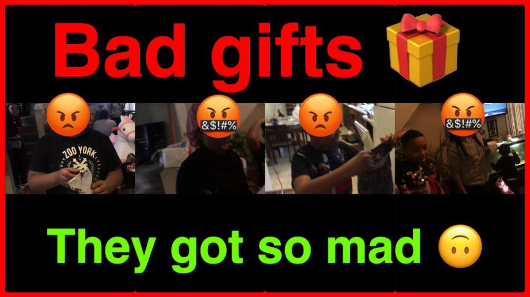 trim : Giving bad gifts to my sibling ( they got so mad )