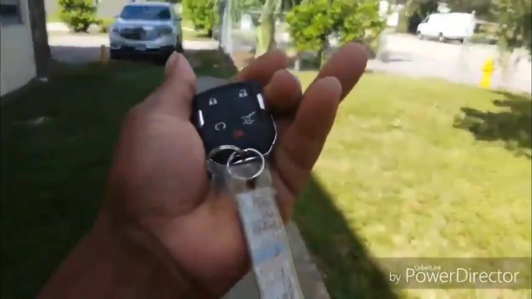 How to start GMC acadia with key fob