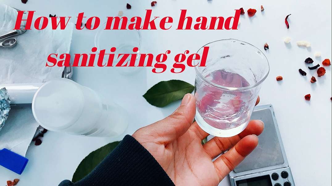 ⁣How to make hand sanitizing gel