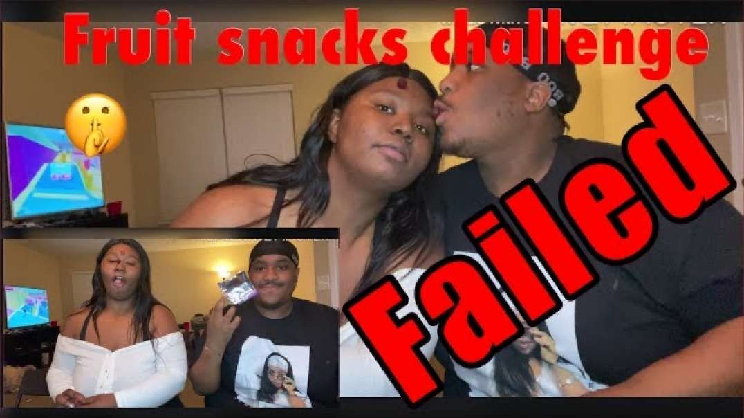 ⁣trim : fruit snacks challenge ( epic fail )