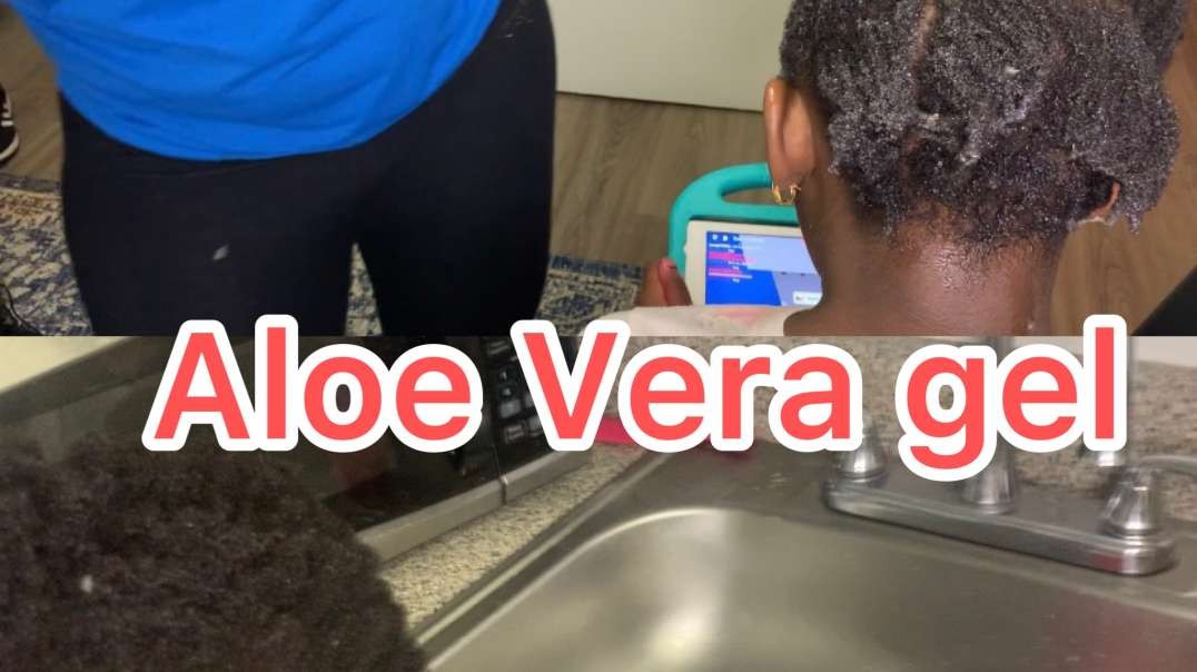 ⁣We tried Mercy Goro Aloe Vera gel for massive hair growth for the second time & this happened