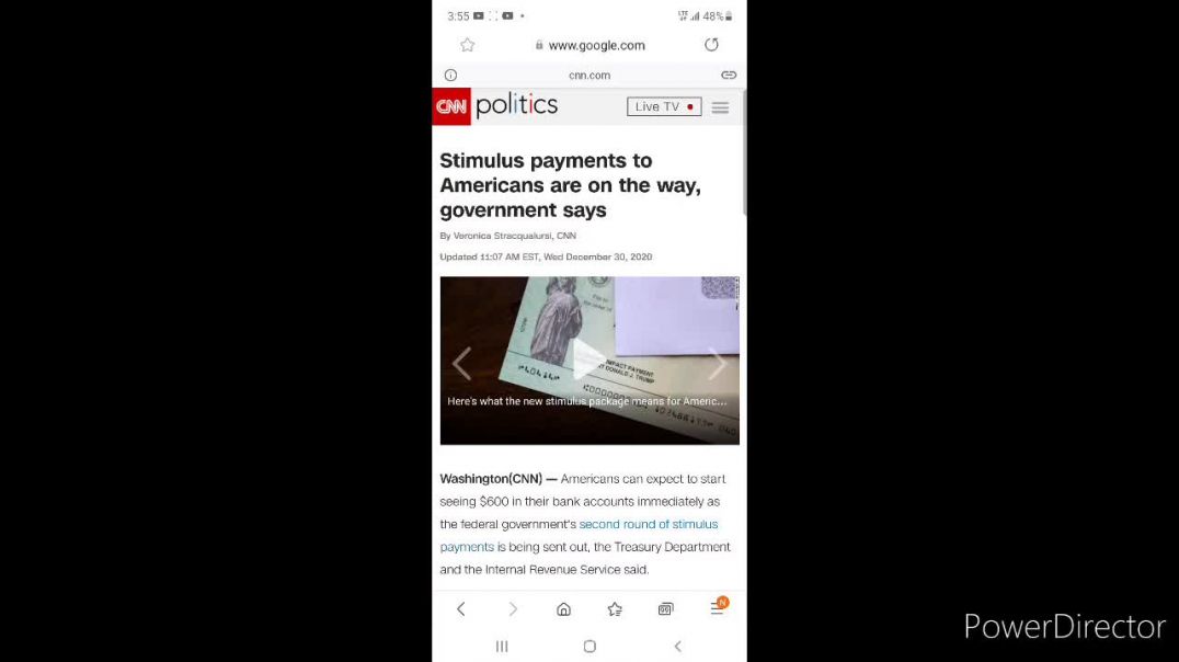 Stimulus checks are on the way