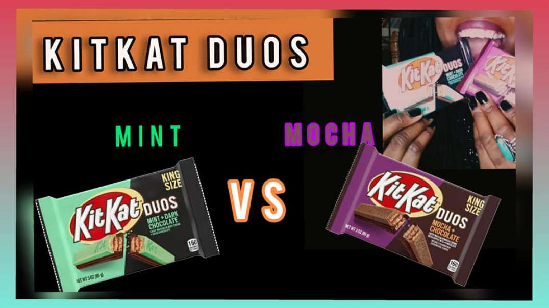 ⁣Try not to Laugh Challenge KitKat Duos Mint VS Mocha