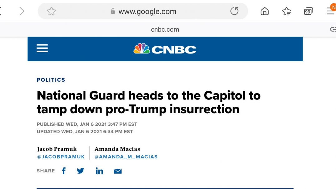 ⁣National Guard's head to Capitol
