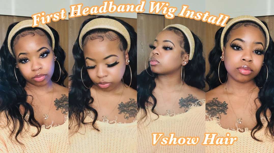 ⁣HEADBAND WIG INSTALL | VSHOW HAIR