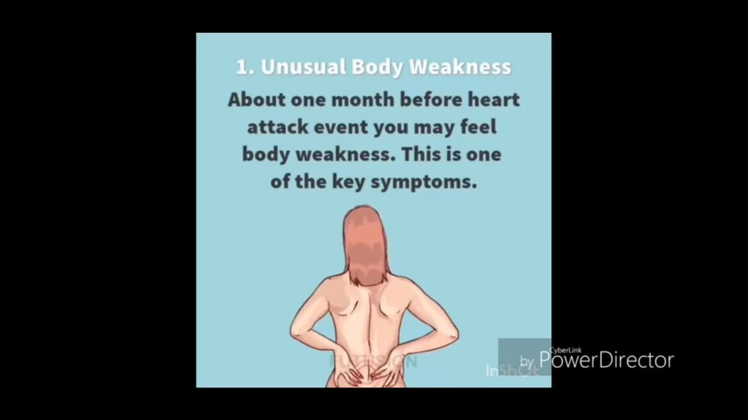 ⁣Heart attack signs in women