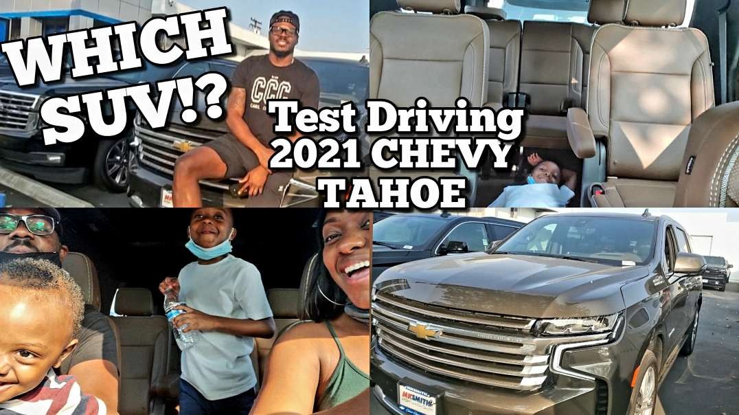⁣TEST DRIVING A 2021 CHEVY TAHOE | WHICH SUV SHOULD WE GET??