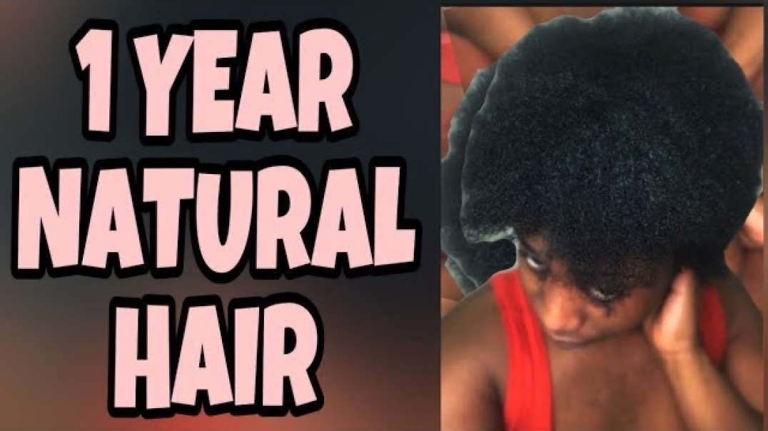 ⁣1 YEAR NATURAL HAIR GROWTH | WASH & GO