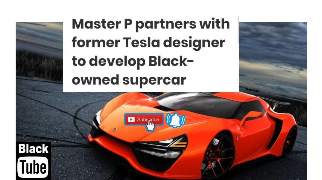 ⁣Master P partnered with former Tesla designer to  Develop black own supercar