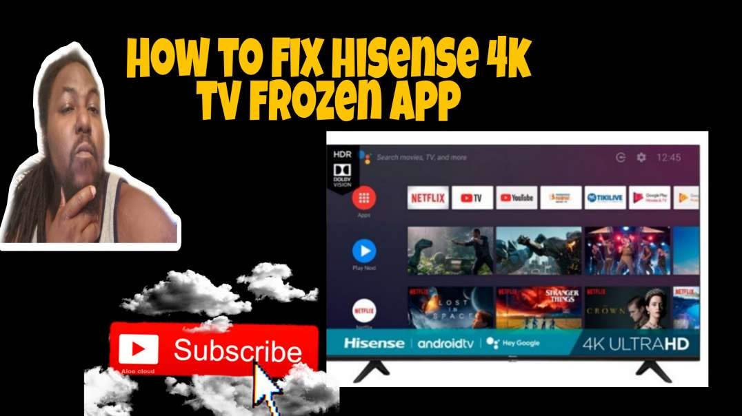 How to fix hisense 4k tv frozen app