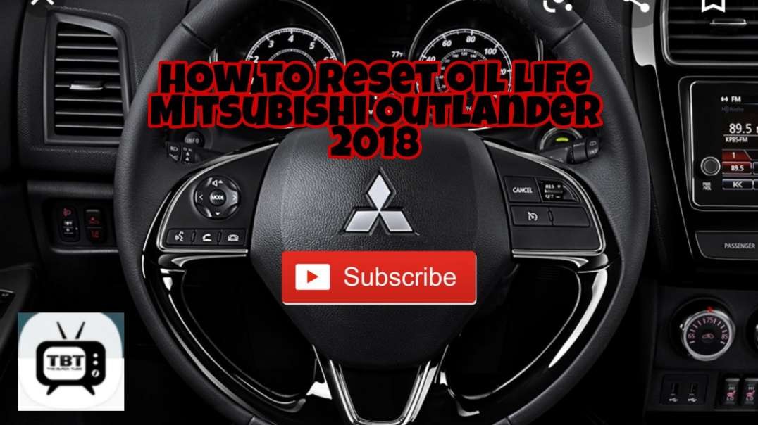 ⁣How to reset 2018 Mitsubishi Outlander oil life
