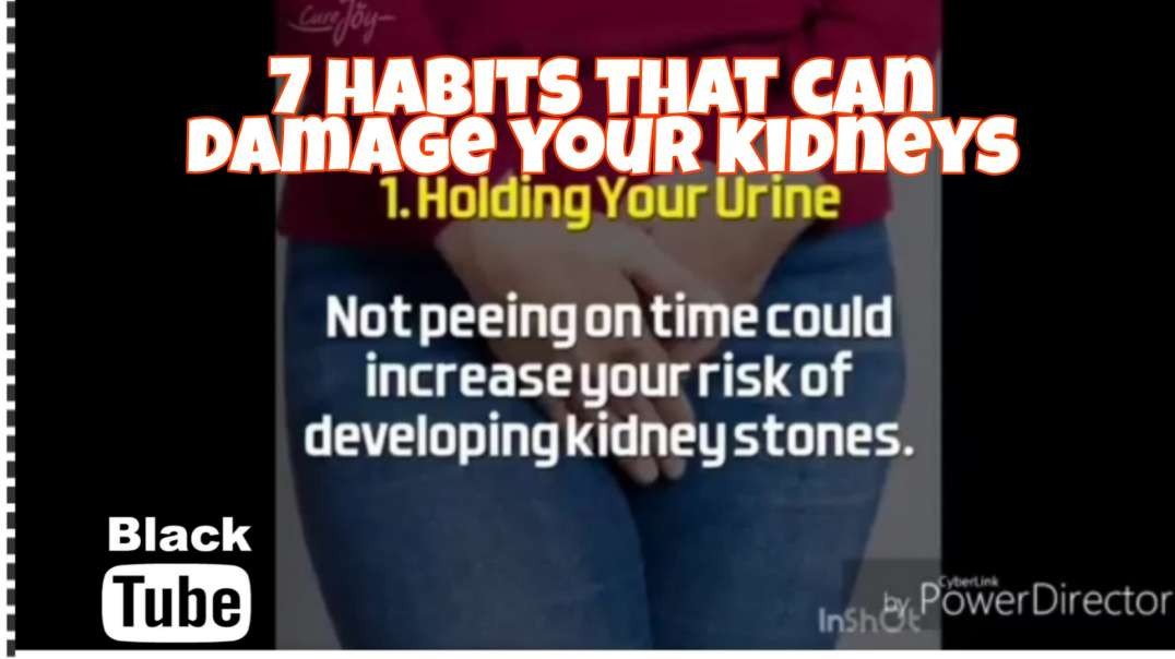 7 habits that can damage your kidneys