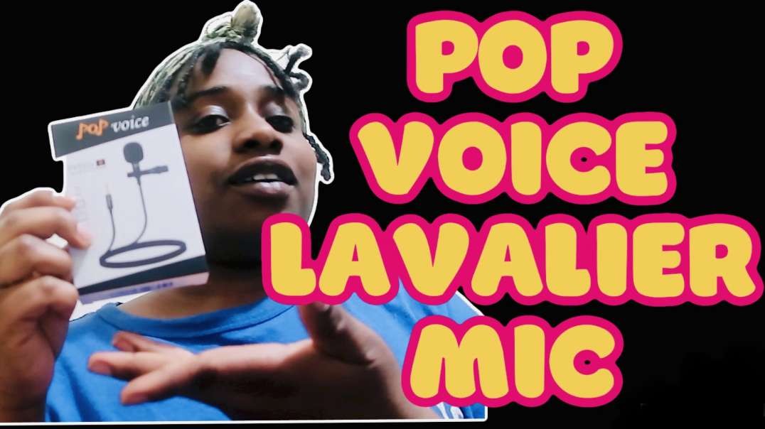 ⁣POP VOICE LAVALIER MIC