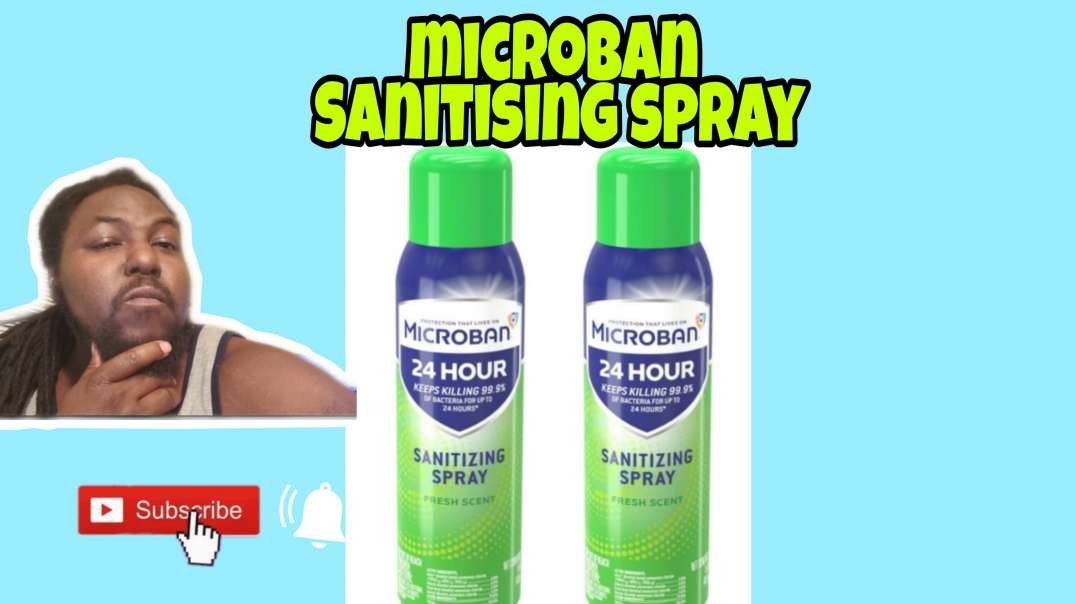 ⁣Microban 24hr sanitizing spray