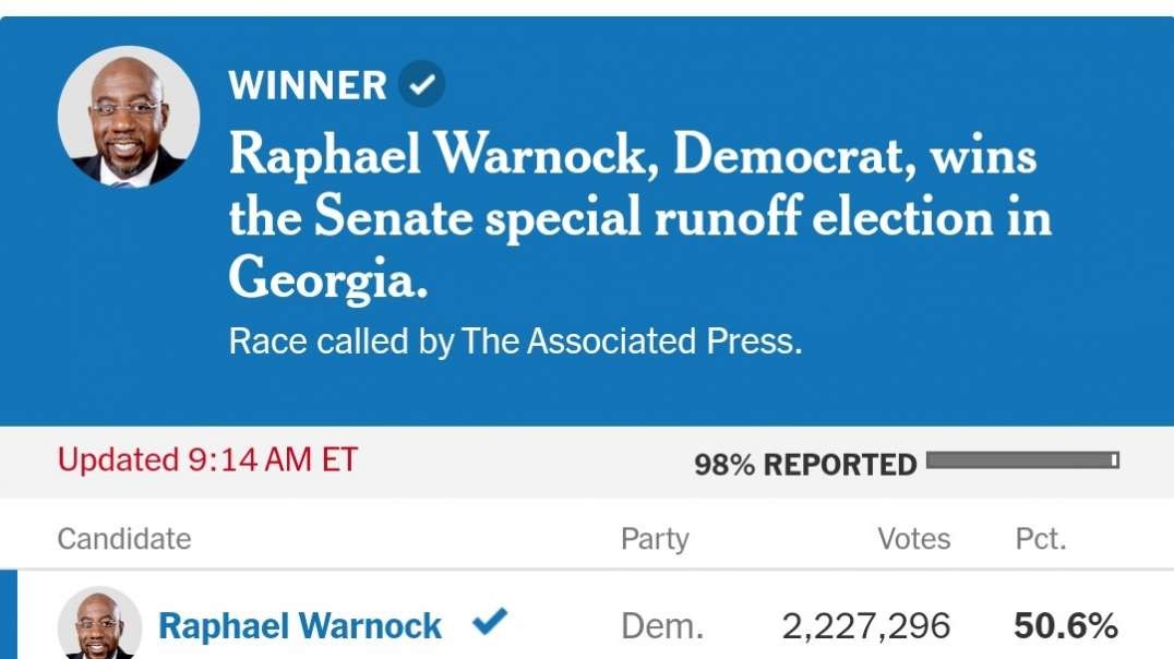 Georgia senate runoff election results