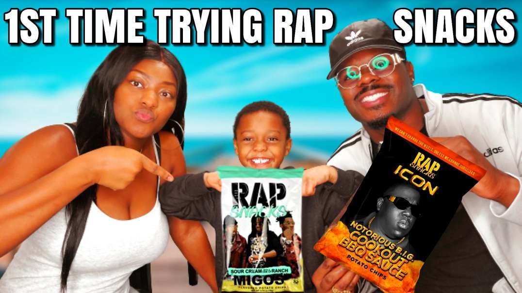 ⁣First Time Trying Rap Snacks