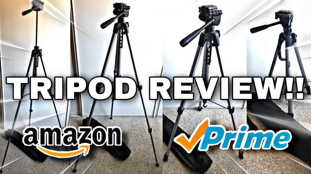 ⁣AMAZON UNIVERSAL TRIPOD REVIEW!! FITS EVERY CAMERA!? *detailed review*