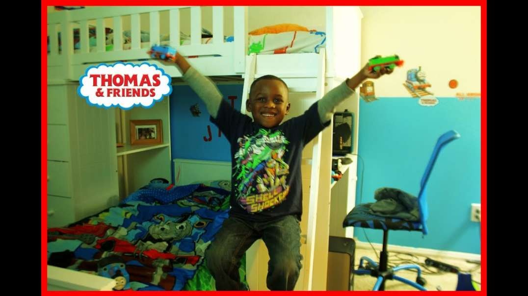 CHECK OUT J-Funk's CUSTOM DESIGNED Thomas and Friends Bedroom