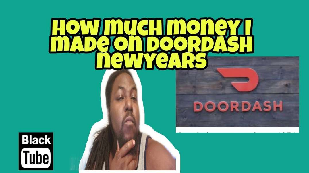 ⁣How much money i made on doordash newyears