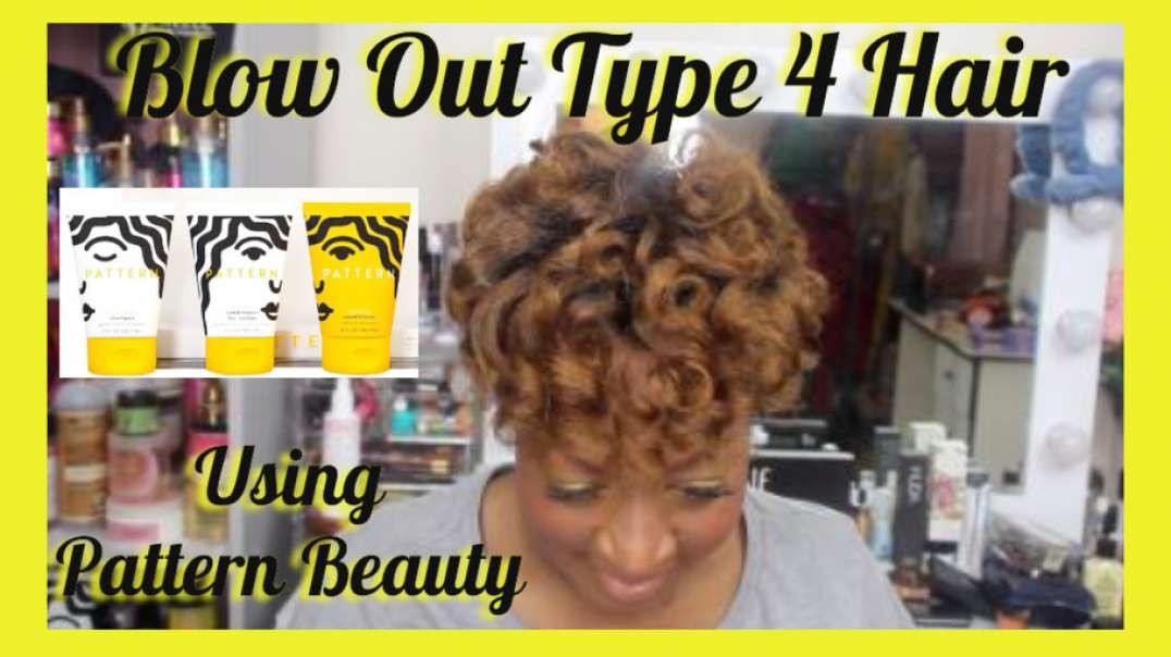 TYPE 4 HAIR BLOW OUT _ NATURAL SHORT HAIR _ PIN CURLS
