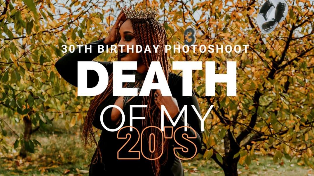 30th Birthday Photoshoot Ideas | Black Theme | Natural Hair Goes Everywhere