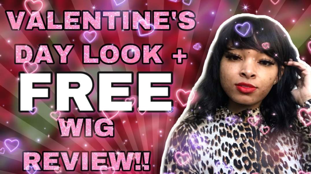 ⁣VALENTINE’S DAY LOOK GET READY WITH ME + FREE WIG FROM AMAZON REVIEW