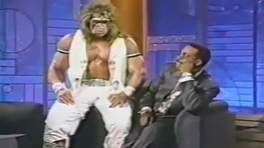 ⁣Ultimate Warrior Classic Appearance on the Arsenio Hall Show