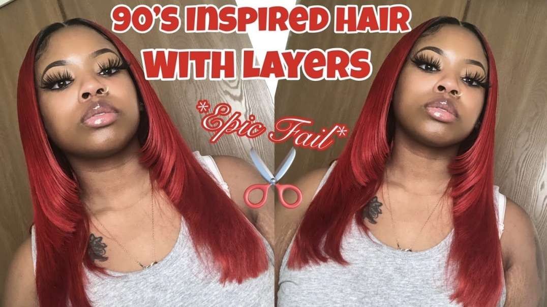 ⁣90’s Inspired Layers Cut | *EPIC FAIL*| ft. Recool Hair