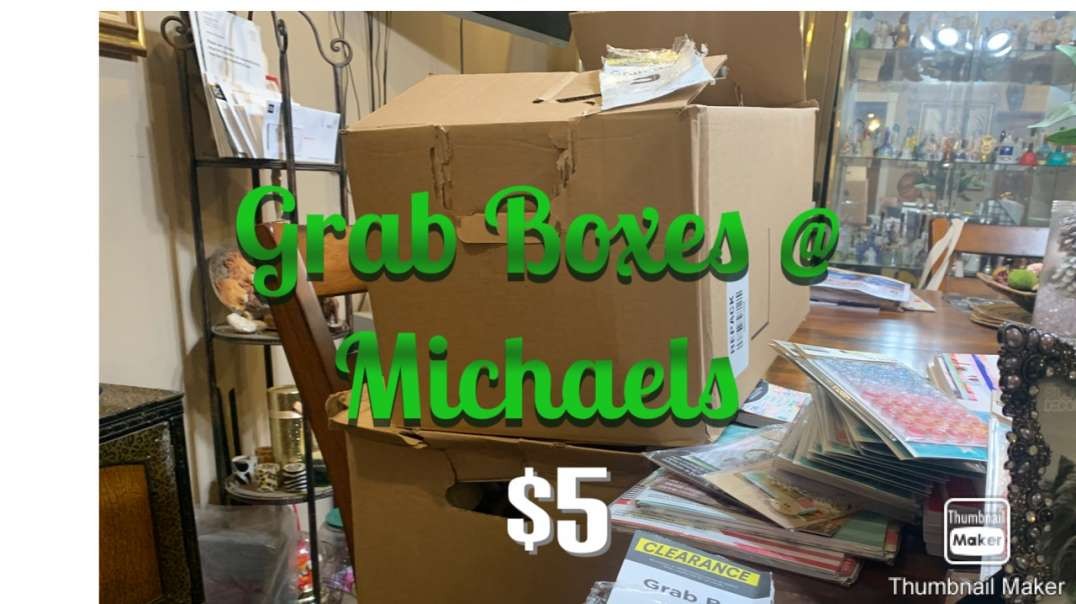 ⁣Grab Bags/Boxes are Ready at Michaels