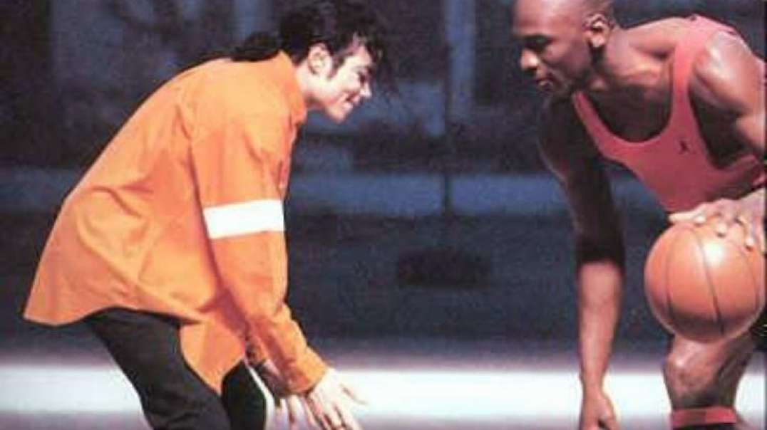 Michael Jordan vs Michael Jackson in Basketball Jam Music Video