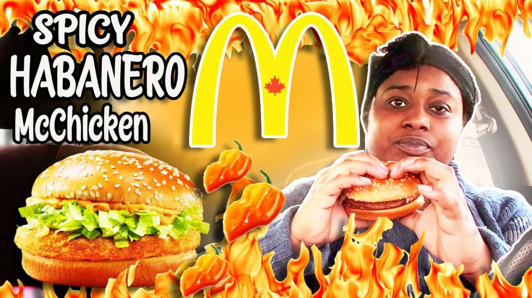 ⁣TRYING MCDONALD'S SPICY HABANERO MCCHICKEN BURGER | IS IT REALLY SPICY?