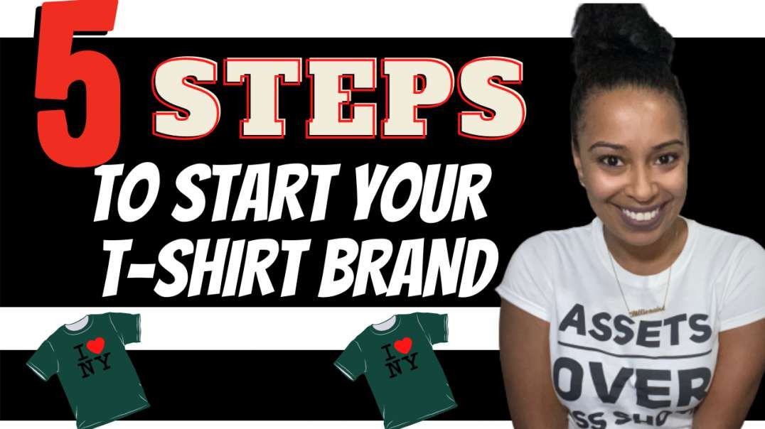 ⁣How to Start your own T-shirt Brand Business in 2020
