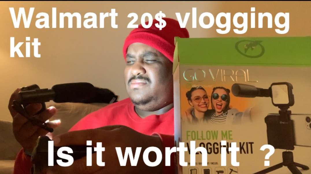 trim: Walmart 20$ vlogging kit reviews ( worth it or not ?)