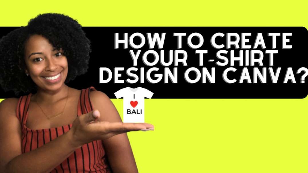 ⁣How to Create Your T-shirt Design on Canva for FREE