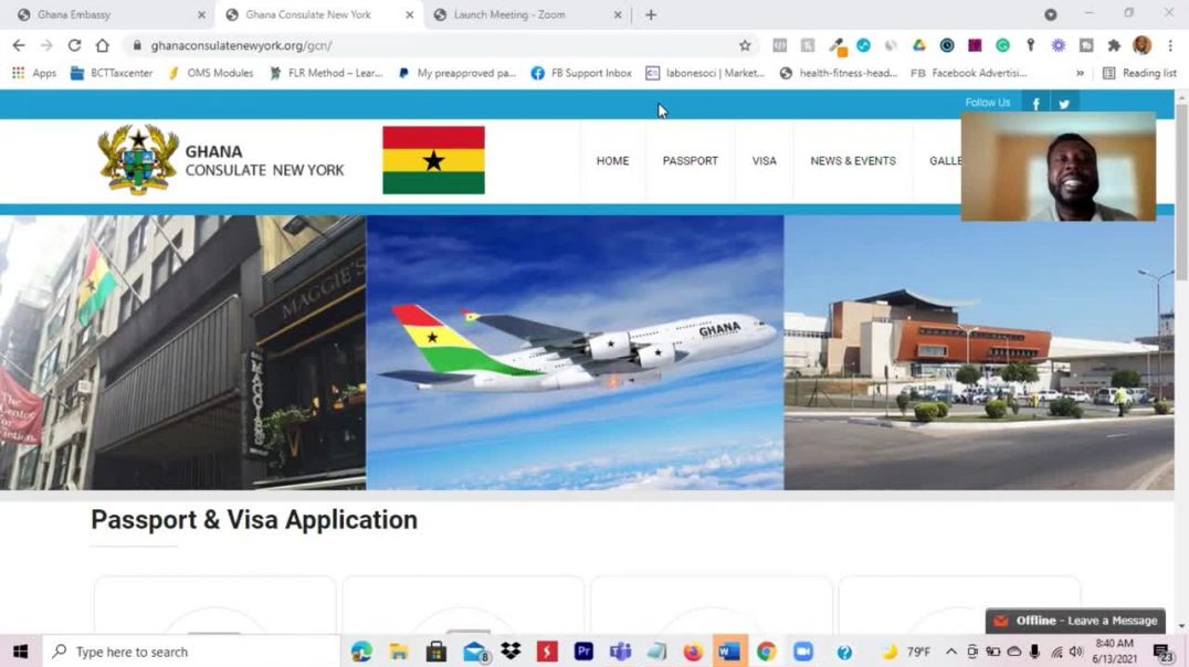 ⁣HOW TO APPLY FOR A VISA FROM US TO GHANA _ NEW UPDATES #usghanavisa #applyingforghanavisa