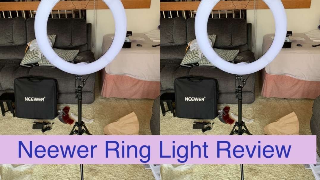 REVIEWING NEEWER 18INCH RING LIGHT