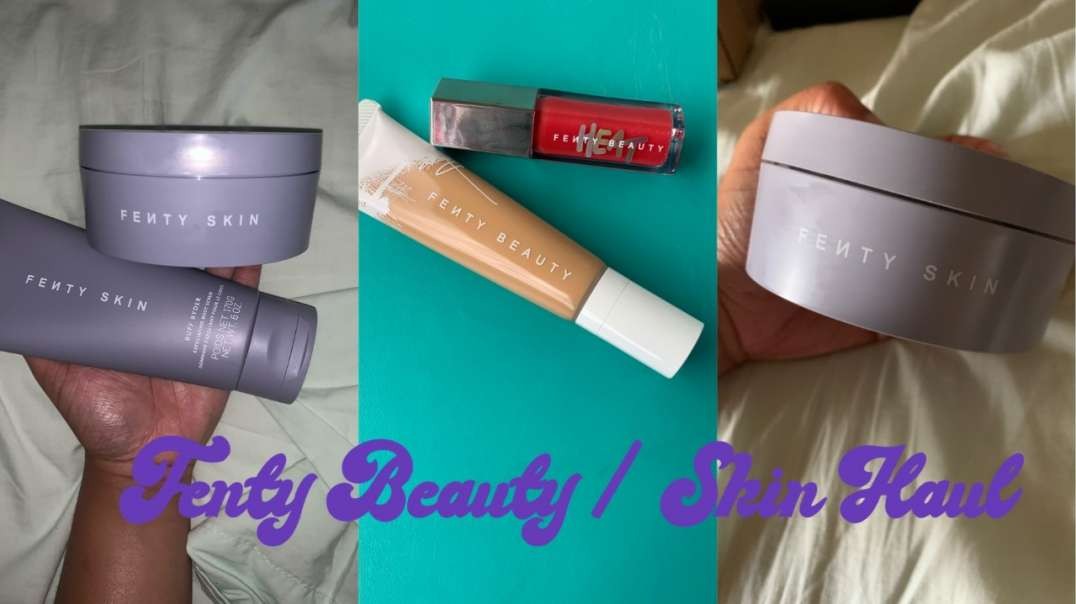FENTY RUFF RYDER EXFOLIATING BODY SCRUB REVIEW  FENTY BEAUTY AND FENTY SKIN HAUL
