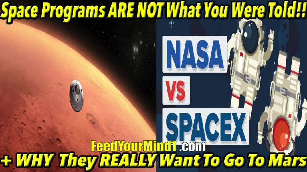 ⁣PROOF Space Programs ARE NOT What You Were Told!! + Why They Want To Go To MARS!!