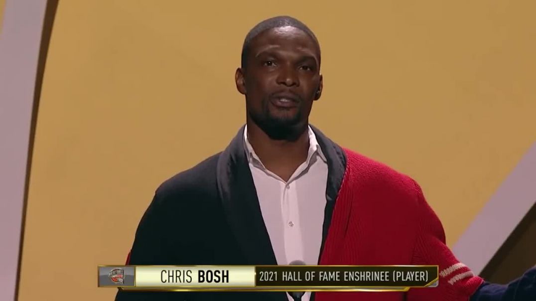 ⁣Chris Bosh | Hall of Fame Enshrinement Speech