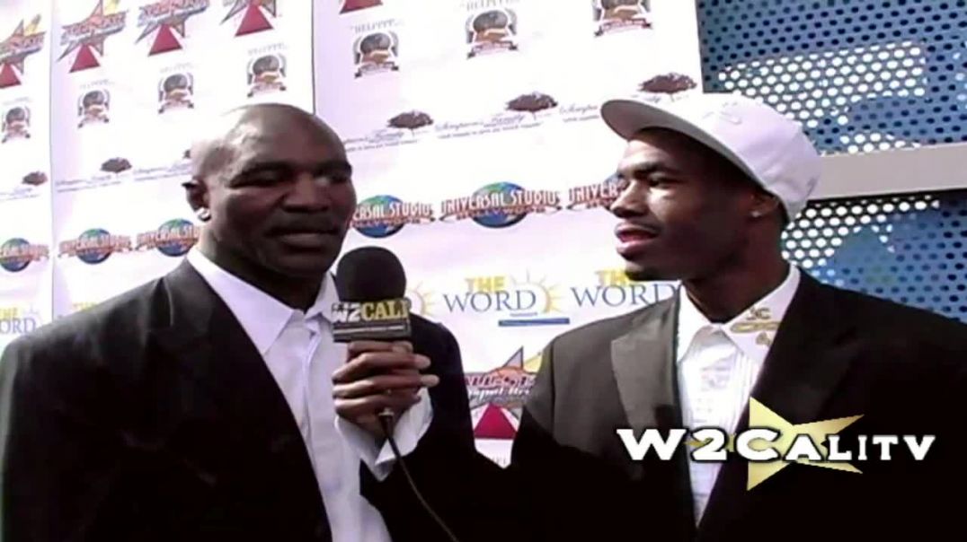 Ap talks with Evander Holyfield about Mayweather Pacquiao and much more