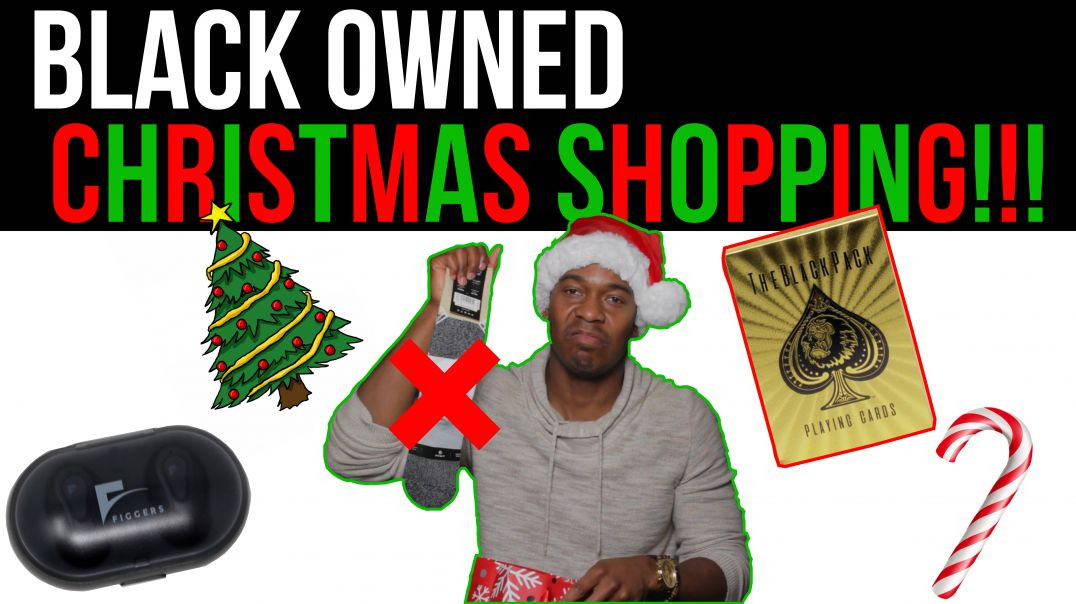 Black Owned Christmas Gift Ideas! WATCH THIS BEFORE YOU START CHRISTMAS SHOPPING!!!