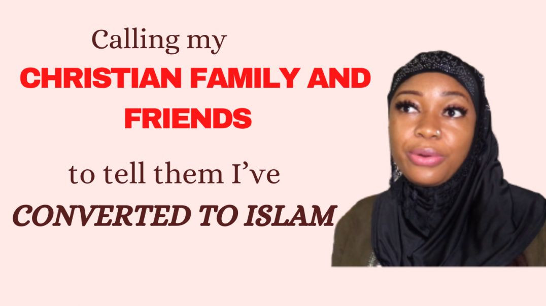 ⁣Calling my CHRISTIAN FAMILY AND FRIENDS to tell them I CONVERTED TO ISLAM || See their Reaction
