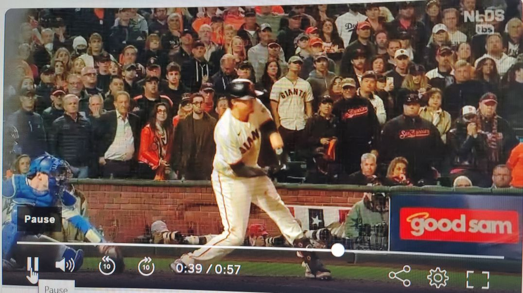 ⁣Giants get CHEATED by UMPIRE vs Dodgers  in Game 5 of MLB playoffs