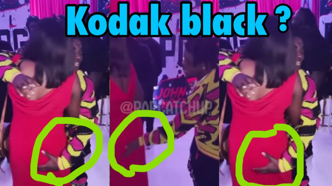 ⁣Kodak black grab his mom butt