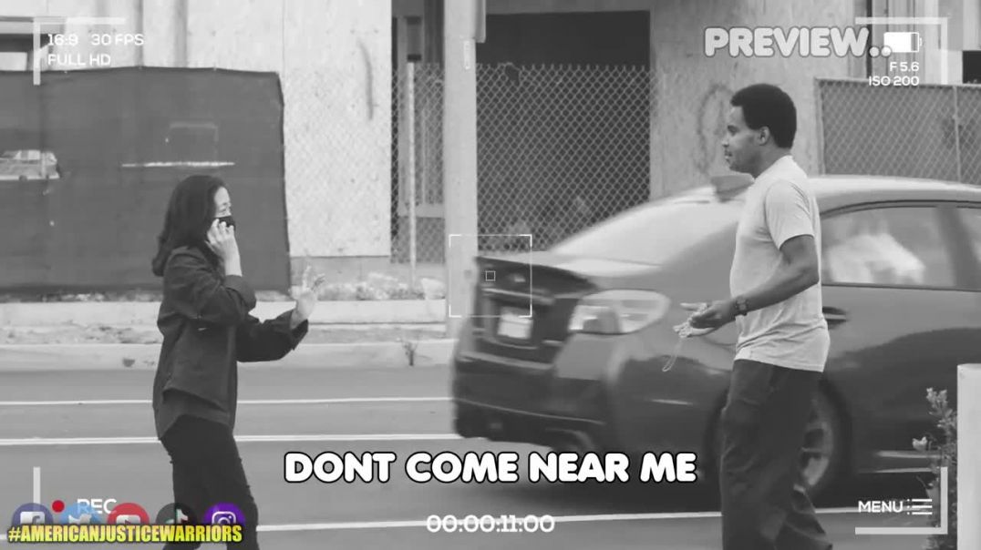 ⁣Racism Test - BLACK GUY Locked Out of Car Gets COPS Called on Him