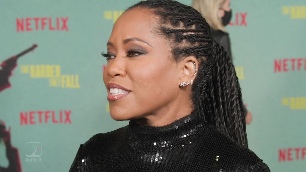 ⁣Regina King Interview The Harder They Fall Los Angeles Premiere